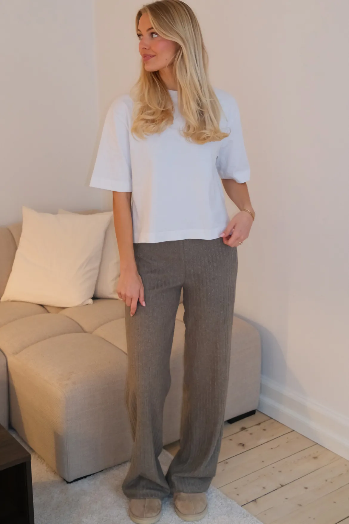 Ivy Knit Pants - Khaki