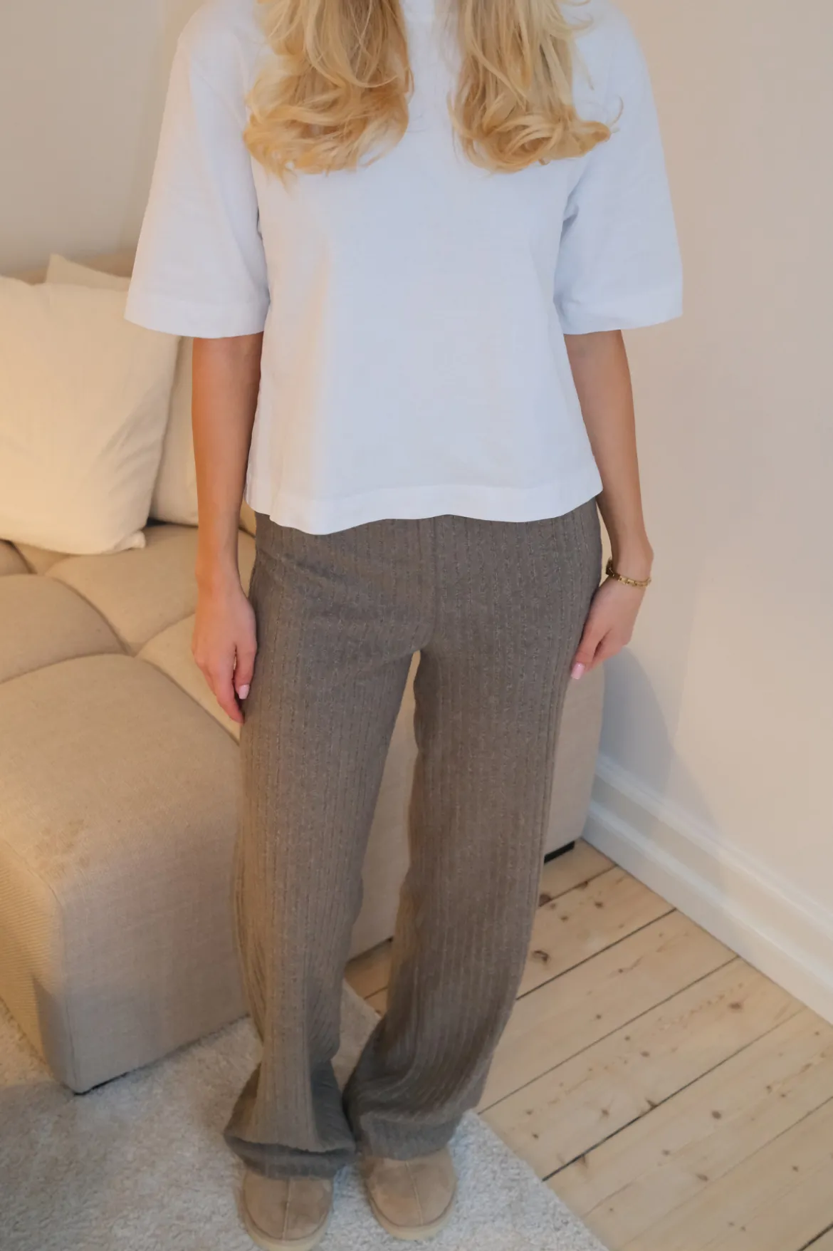 Ivy Knit Pants - Khaki