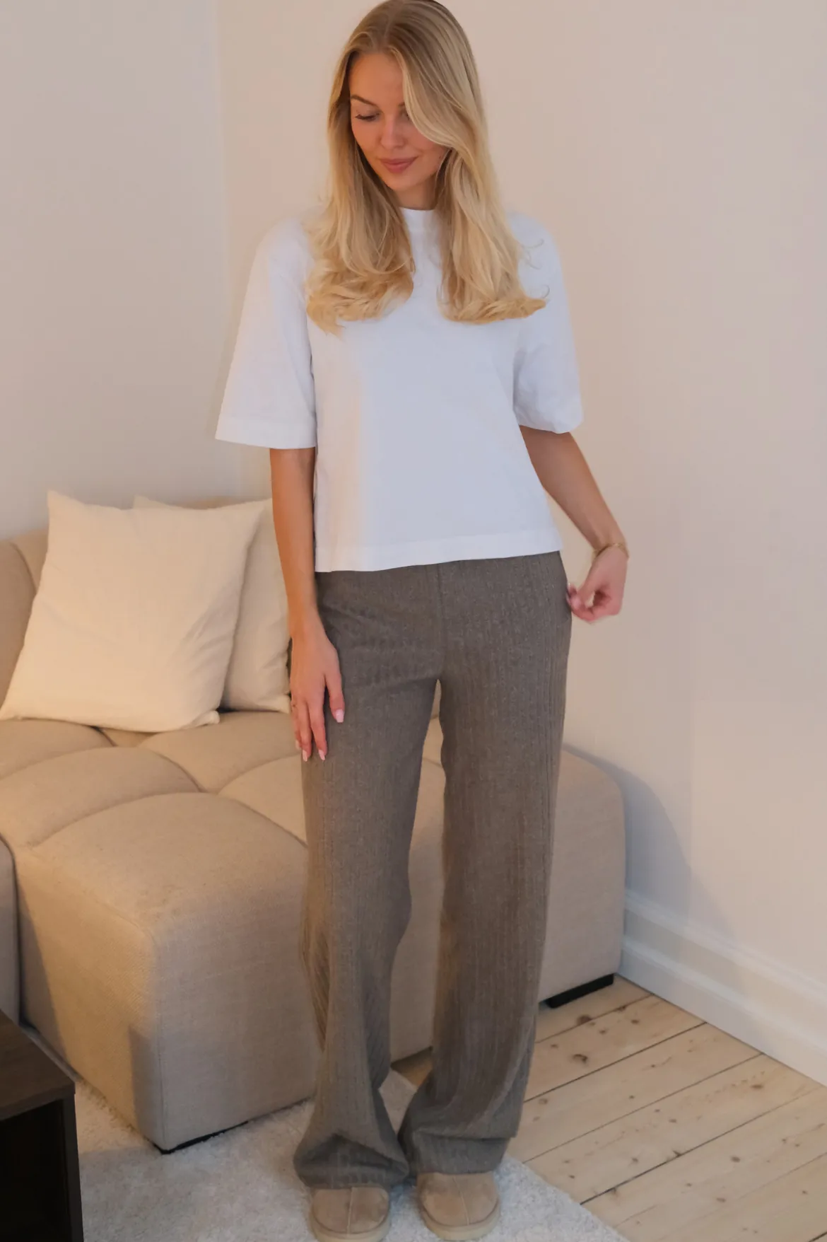 Ivy Knit Pants - Khaki