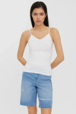 Jackie Seamless Top - Snow White