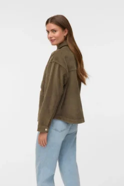Jamie Corduroy Shacket - Mermaid