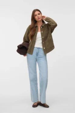 Jamie Corduroy Shacket - Mermaid