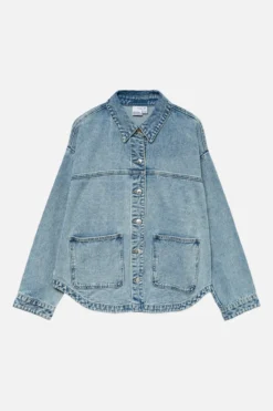 Jamie Denim Shacket - Lys Blå Denim