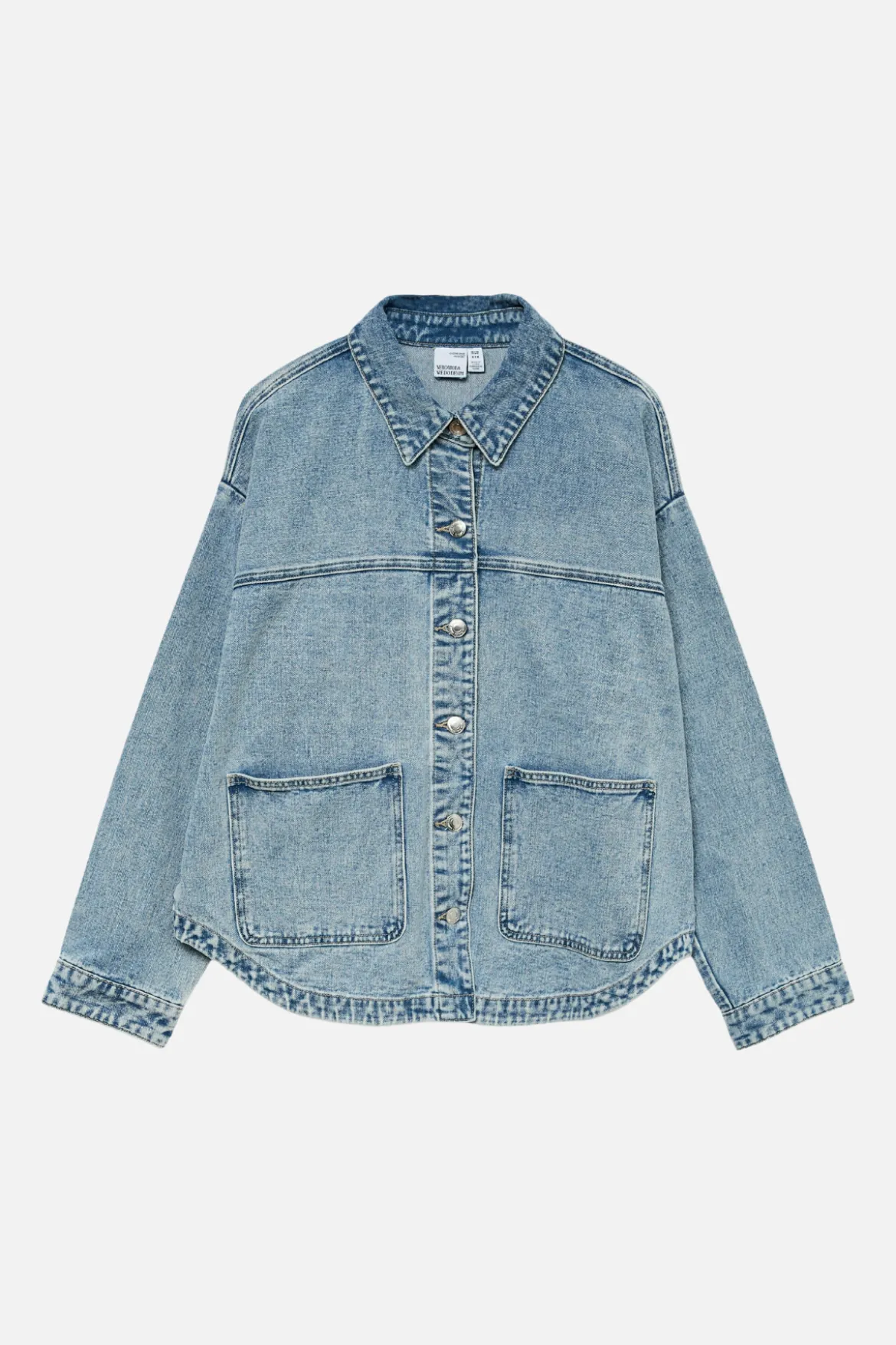 Jamie Denim Shacket - Lys Blå Denim