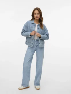 Jamie Denim Shacket - Lys Blå Denim