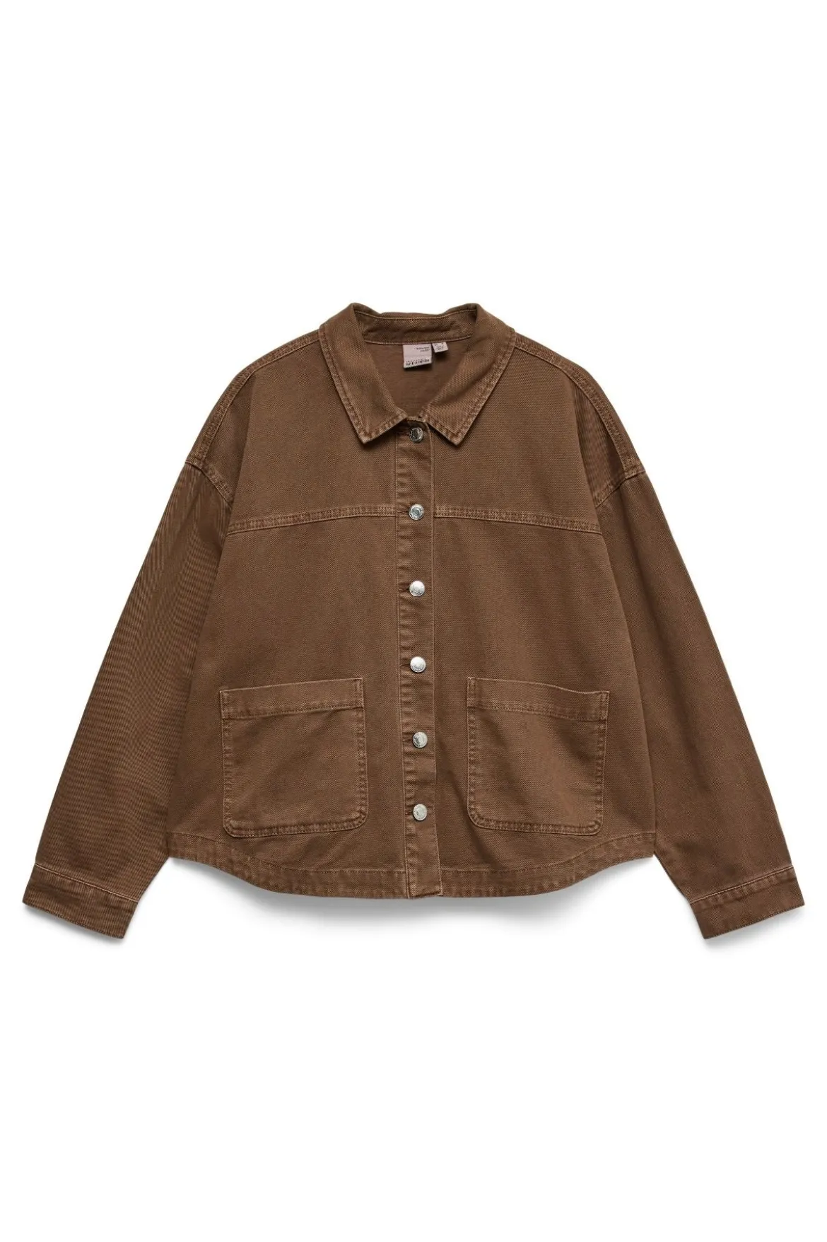Jamie Denim Shacket Mix - Cocoa Brown: Vasket