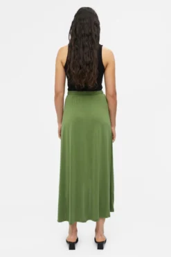 Jannie Maxi Skirt - Vineyard Green