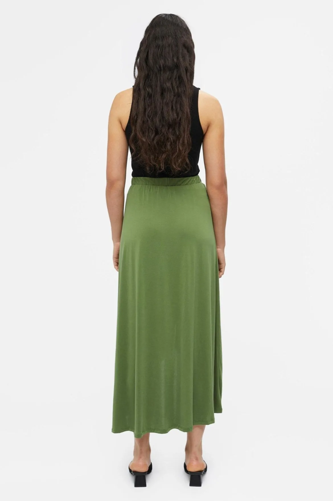 Jannie Maxi Skirt - Vineyard Green