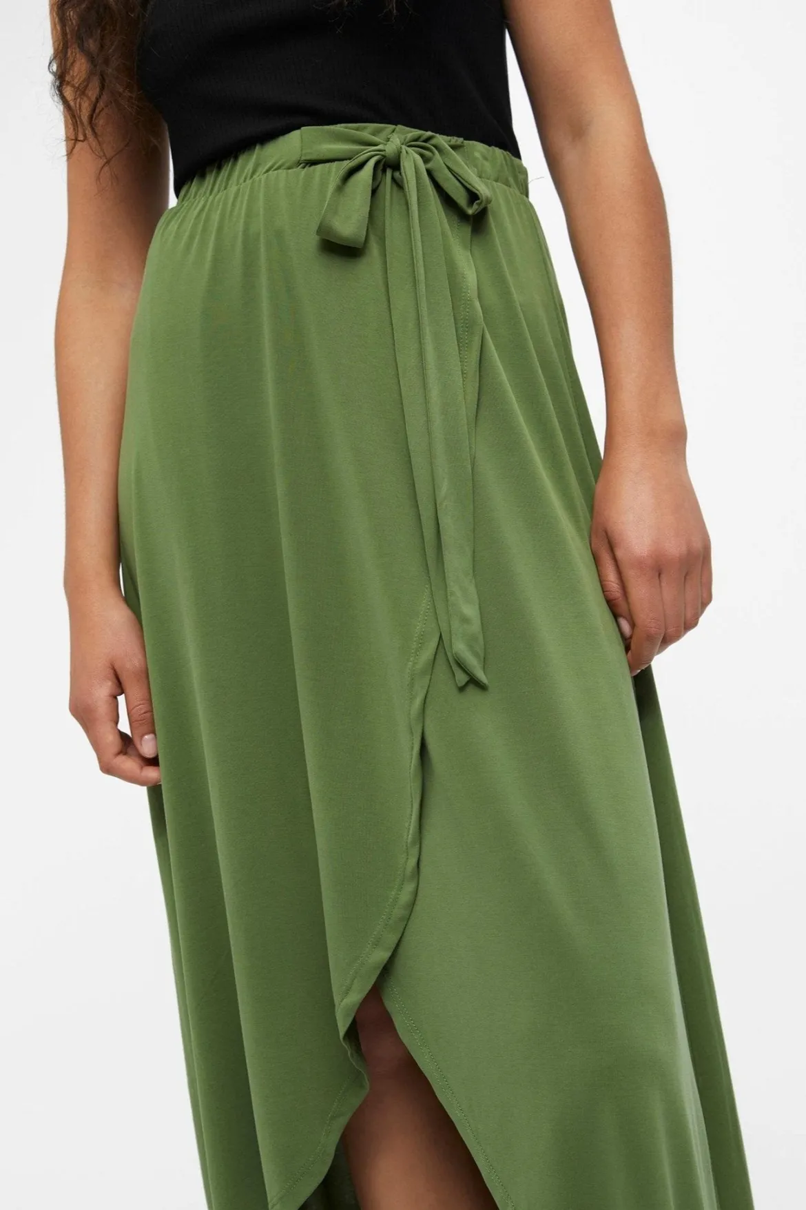 Jannie Maxi Skirt - Vineyard Green