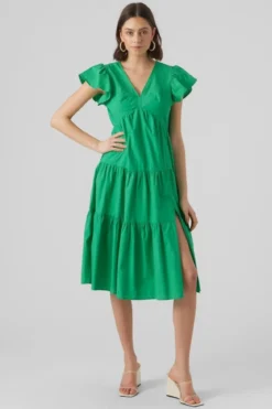 Jarlotte Maxi Kjole - Bright Green