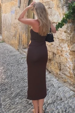 Jasmin Kjole - Brun