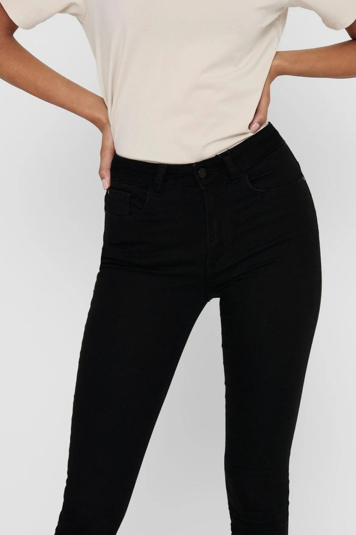 Jeans JDY - Sort (high waist)