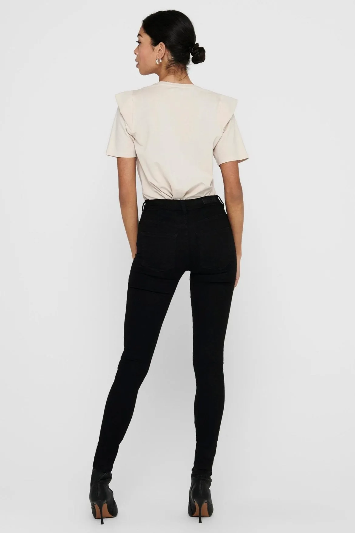 Jeans JDY - Sort (high waist)