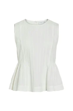 Jimba O-Neck Top - Snow White
