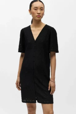 Jolly Tie Short Dress - Sort