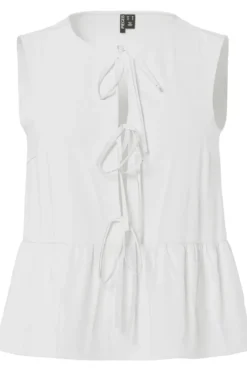 Jolly Tie Top - Bright White