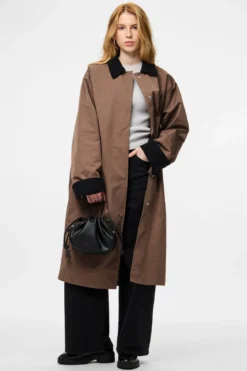 Jorma Long Light Jacket - Coffee Quartz Black