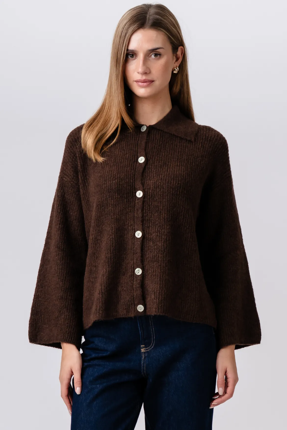Josie Polo Strik - Brun