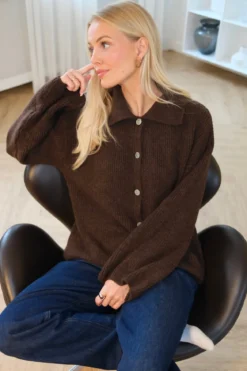 Josie Polo Strik - Brun