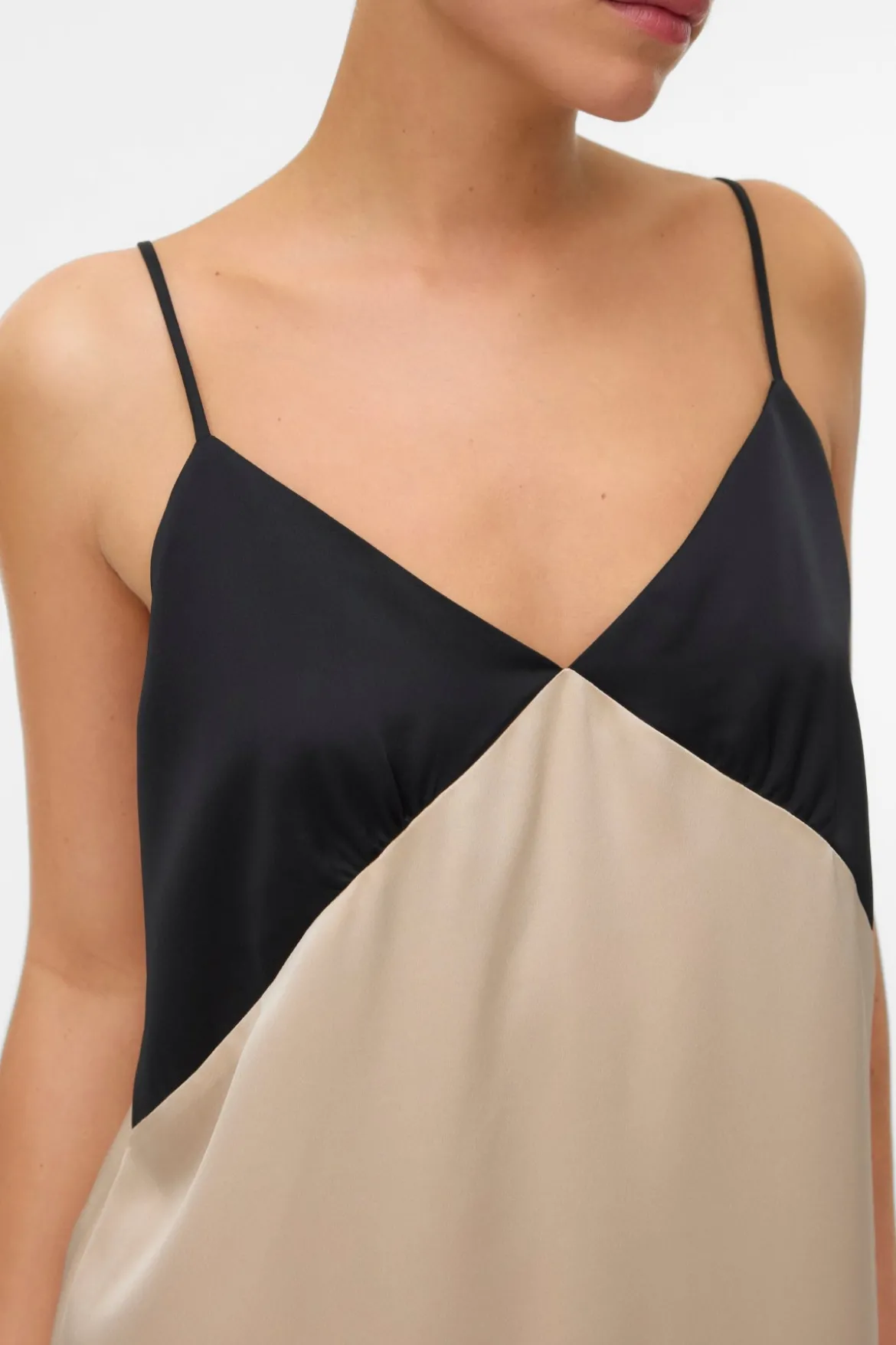 Joy Singlet Ankelkjole - Black Cement Contrast