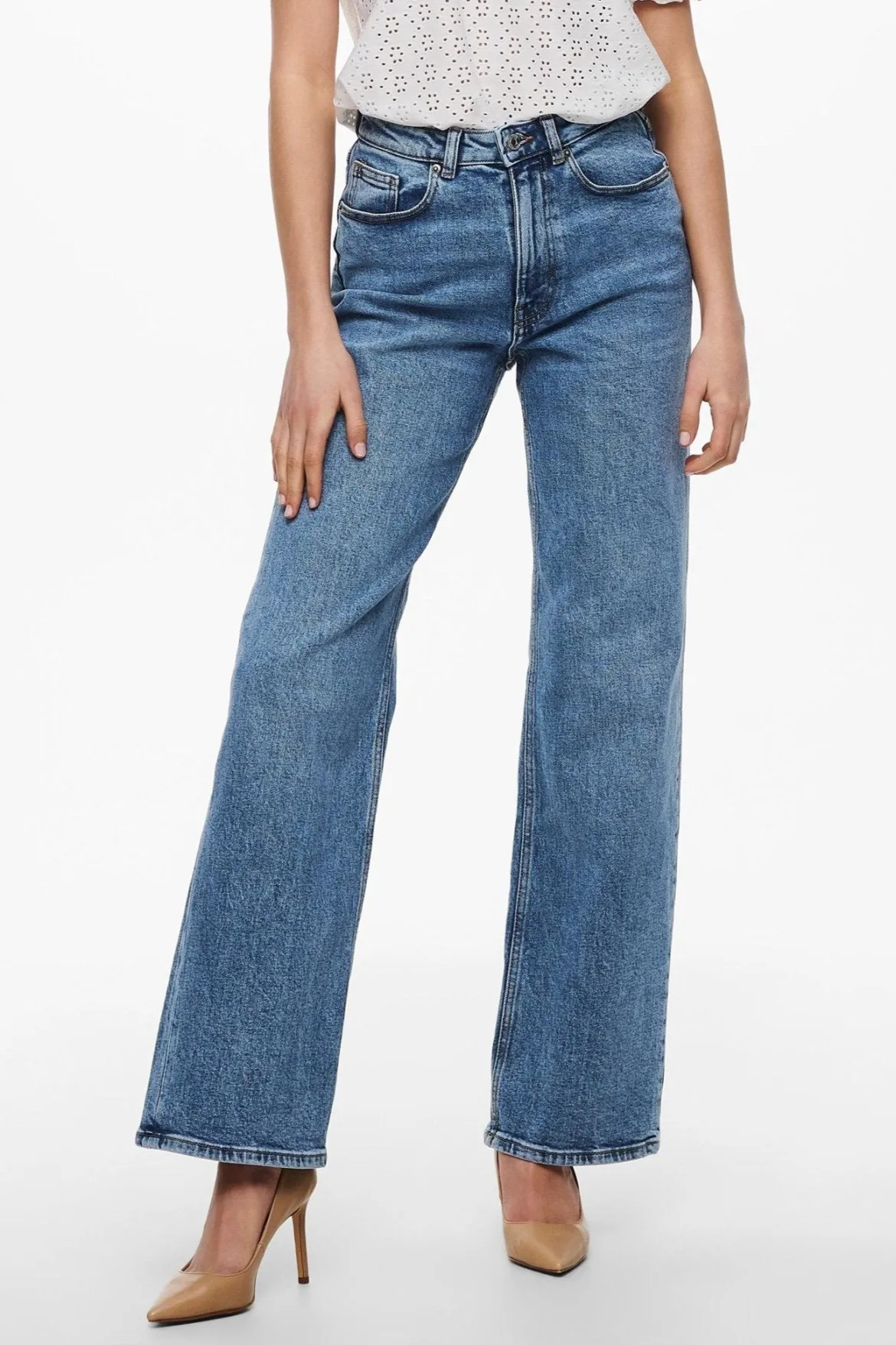 Juicy Jeans (wide leg) - Denim Blå