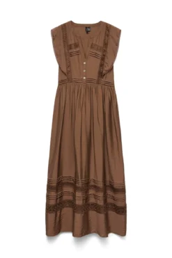 Jules Tape Ankle Dress - Cocoa Brun