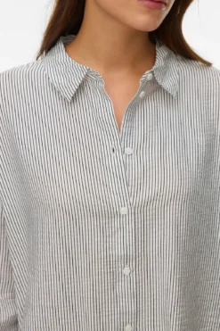Kaja Ls Shirt - Snow White Amanda Black