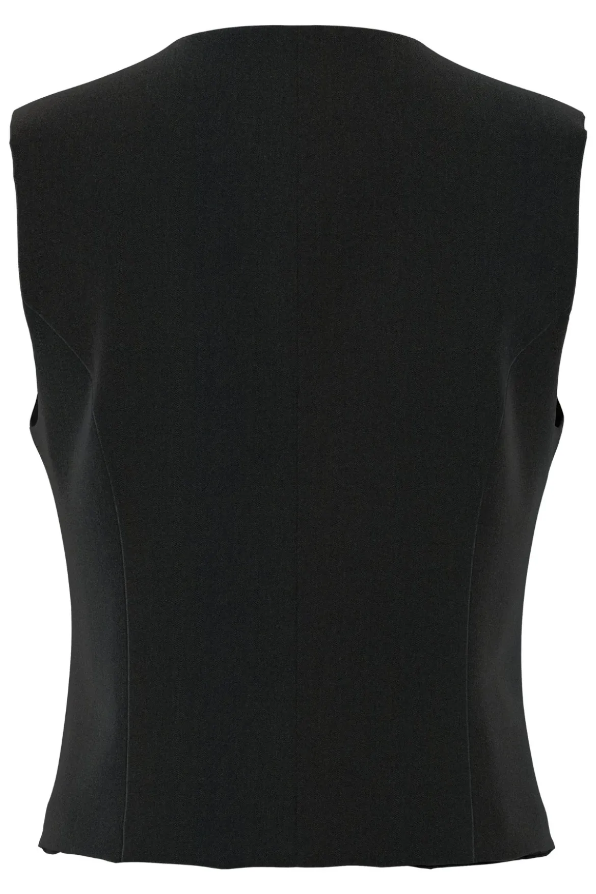 Kamil Fitted Vest - Sort