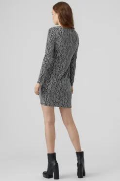 Kanz Mini Kjole - Silver Lurex