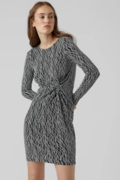 Kanz Mini Kjole - Silver Lurex