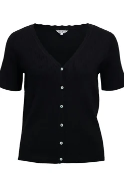 Kelly Re V-Neck Cardigan - Sort