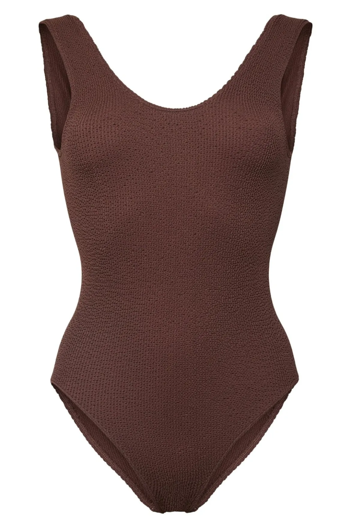 Kenna Crepe Badedragt - Deep Mahogany