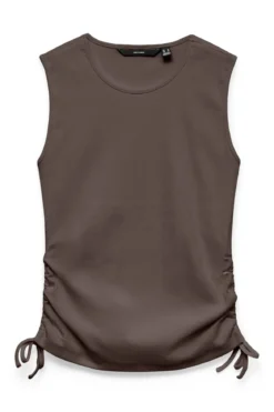 Kennedy O-Neck Top - Chocolate Martini