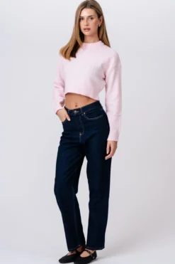 Kenya Kort Strik - Pink