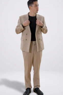 Klassisk Blazer - Beige Melange