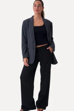 Klassisk fit Blazer - Mørkegrå