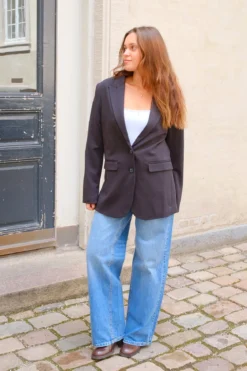 Klassisk fit Blazer - Navy