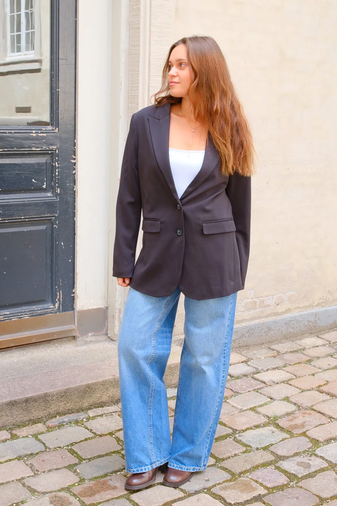 Klassisk fit Blazer - Navy