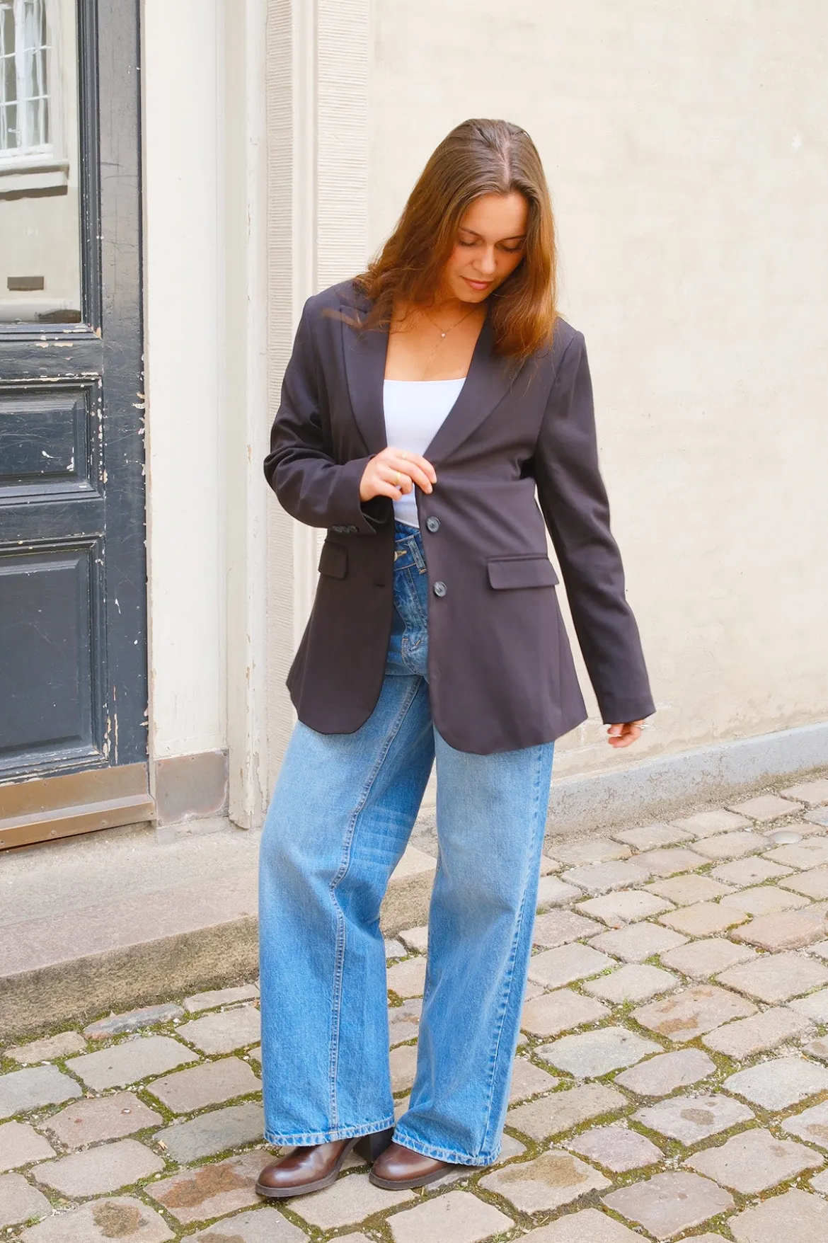 Klassisk fit Blazer - Navy