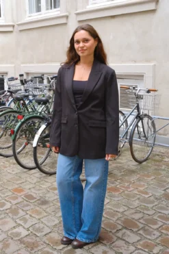 Klassisk fit Blazer - Sort