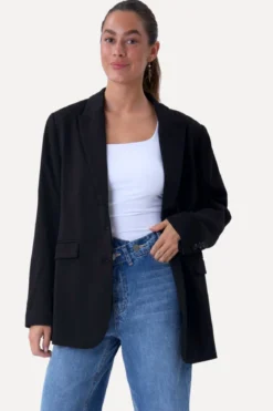 Klassisk fit Blazer - Sort