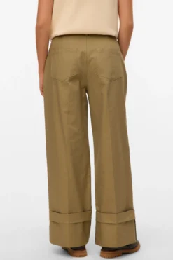 Kora Wide Fold Up Pants - Havfrue