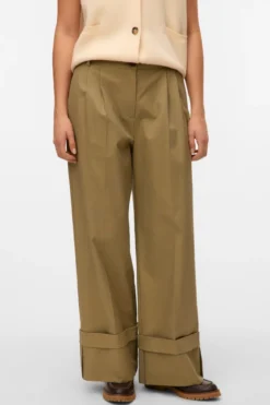 Kora Wide Fold Up Pants - Havfrue