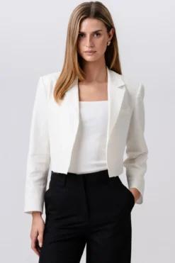 Kort Blazer - Hvid