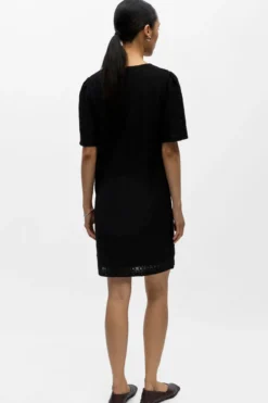 Laila V-Neck Kjole - Sort