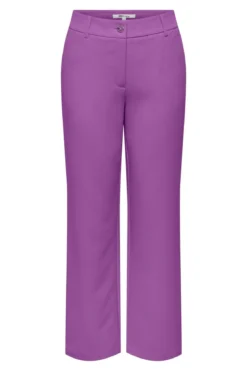 Lana-Berry Mid Straight Pants - Dewberry