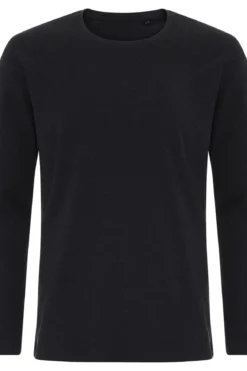 Langærmet Muscle T-shirt - Mørkegrå