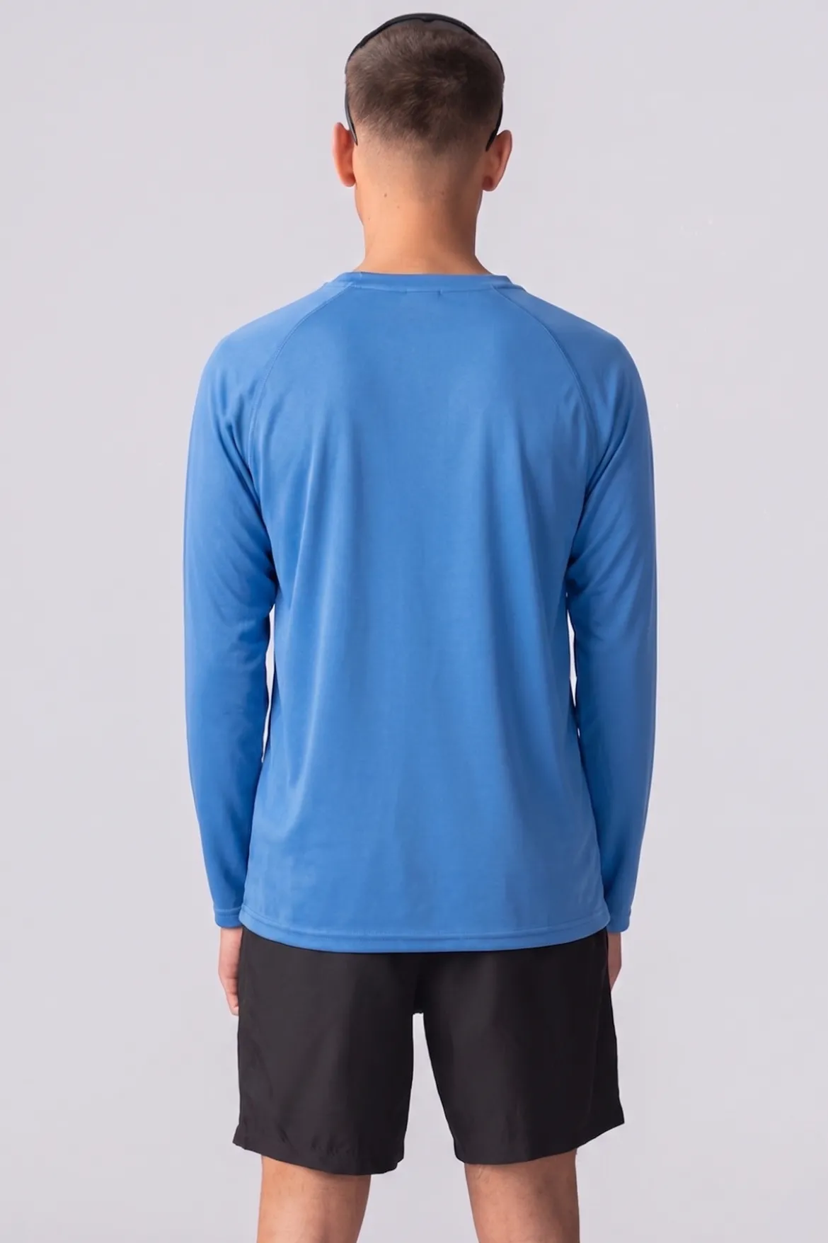 Langærmet Trænings T-shirt - Blå