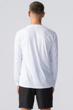 Langærmet Trænings T-shirt - Hvid