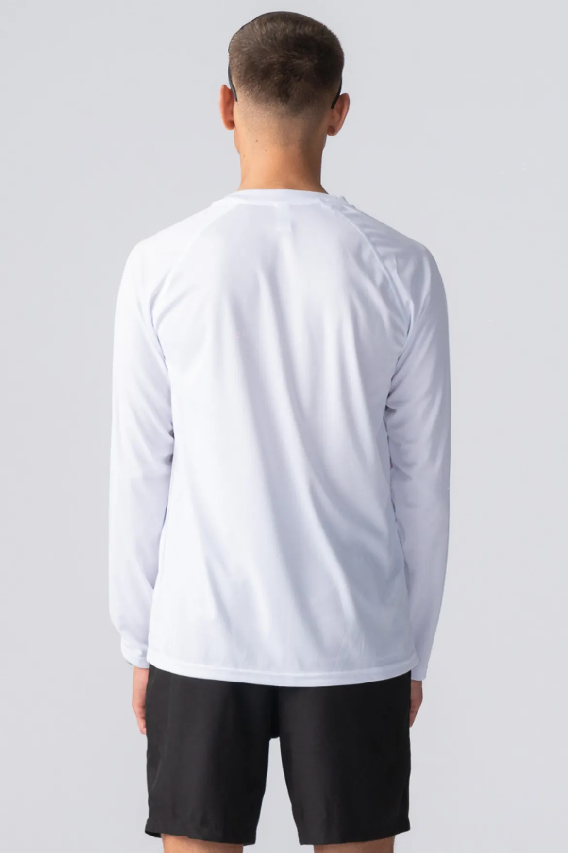 Langærmet Trænings T-shirt - Hvid
